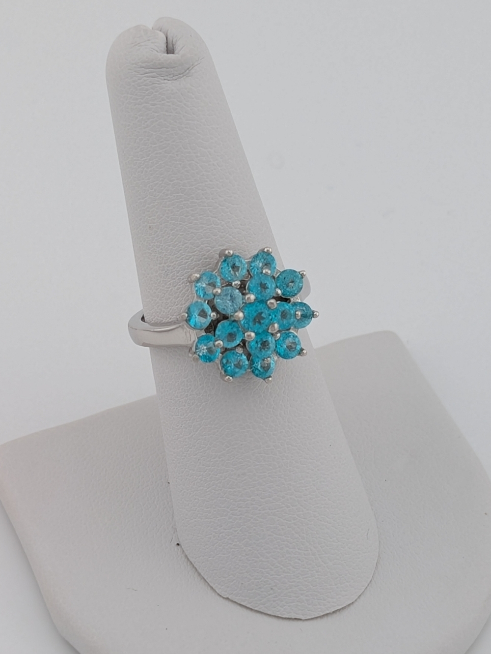 NWOT Topaz Sterling Ring 7 Adjustable - Luxury Statement